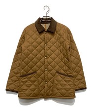 Barbour wool quilted jacket Size: 32 Brown Men 1902111
