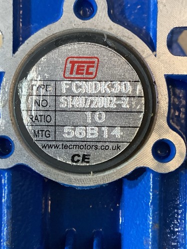 Tec fcndk30 worm - tec, reduction