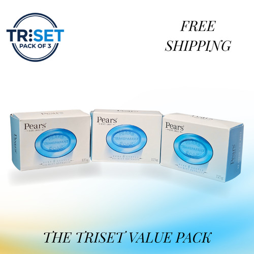 Pears transparent blue - pears, soap