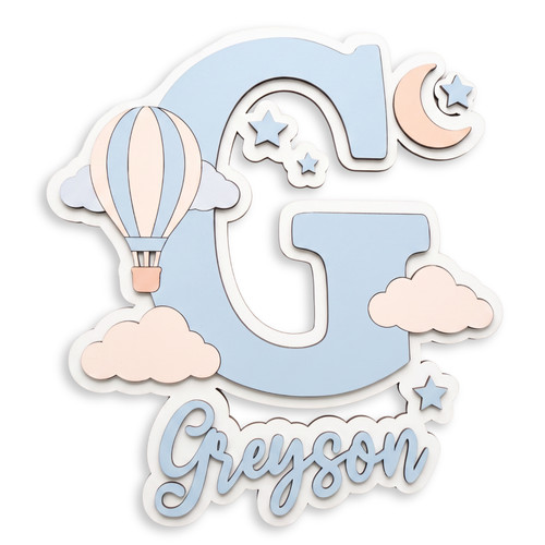 Personalised hot air - air, balloon