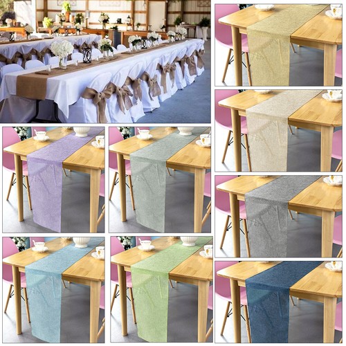 Jute hessian table runner - hessian,