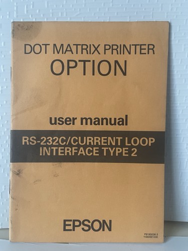 Epson dot matrix printer - epson,