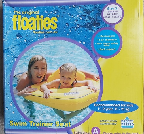 New yellow swim trainer seat - new,