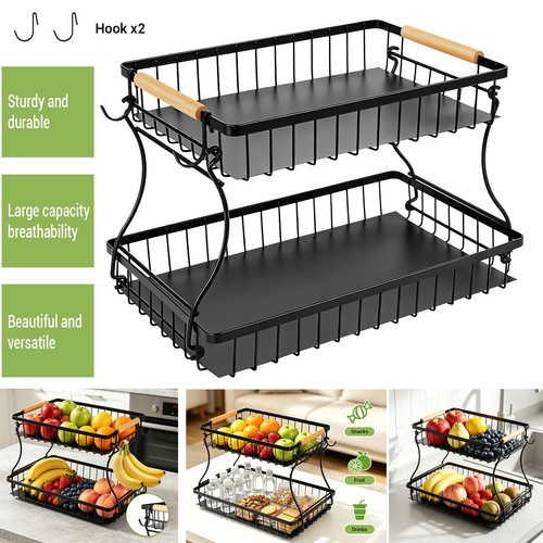 Tier fruit storage basket - tier,