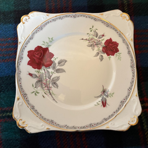 Royal stafford cake plate - stafford,