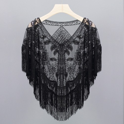 New women retro sequined mesh - new,