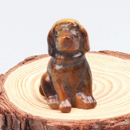 Crystal dog figurines - figurines, –