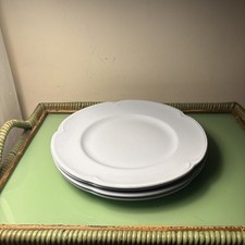 Set of 4 Johnson Bros. Greydawn 22cm Scalloped Edge Utility Ware Salad Plates