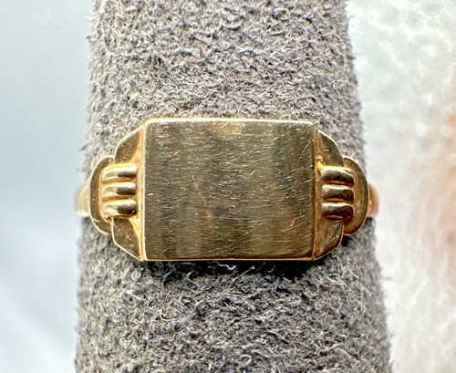 Vtg engraveable signet - vtg,