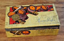 MCVITIE & and PRICE Vintage Hanover Wafers Chocolate tin Digestive Biscuit RARE
