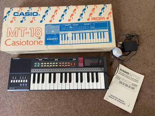 Vintage casio casiotone - mt-18,