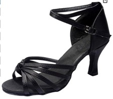 PLAFOPE womens black high heel