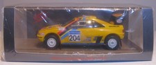 Spark 1:43 S5625 Peugeot 405 T16 #204 2nd Paris-Dakar 1990 Waldegard/Fenouil