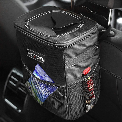 Car bin with lid leakproof - car,