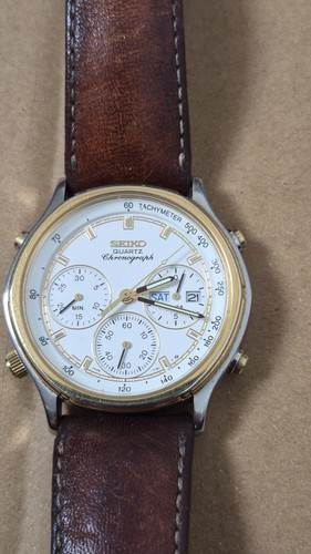 Vintage seiko 7a38 - vintage,