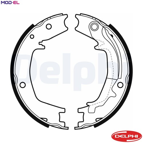 Brake shoe set ls1985 for - shoe,