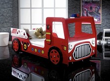 Kids Fire Engine Single Bed