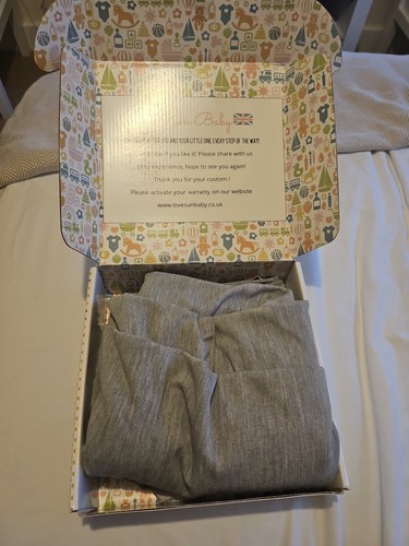 Grey baby carrier sling - baby,