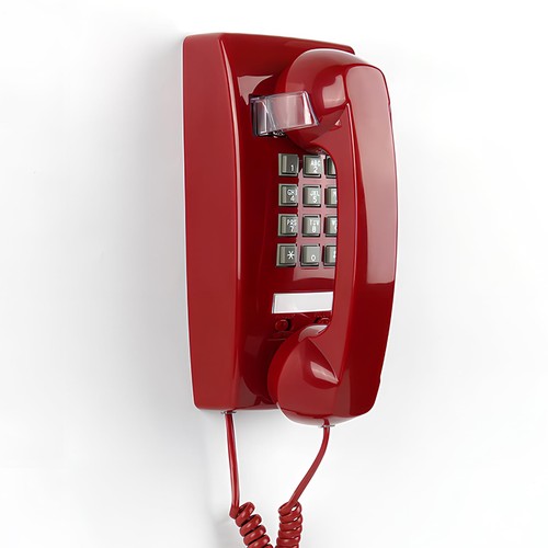 Retro wall mount phone with - phone,