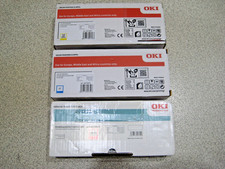 GENUINE OKI CYM TONER SET 44318617 44318618 44318619 ES3032A4/ ES7411/ES7411WT