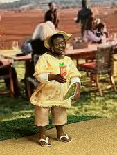 OOAK Artisan Dollhouse Woman named Helen; entitled "Summer Breeze”, IGMA Member