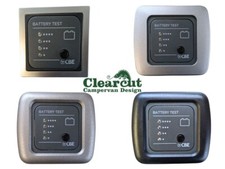 Campervan 12v Battery Tester Monitor, CBE C-line Volt Monitor with Frame