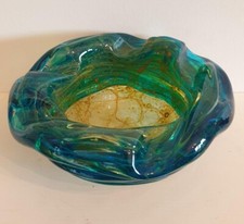 Vintage Mdina Art Glass Bowl /
