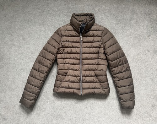 Zara women brown puffer - zara, women's