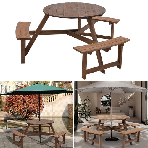 Garden picnic table - garden, pub