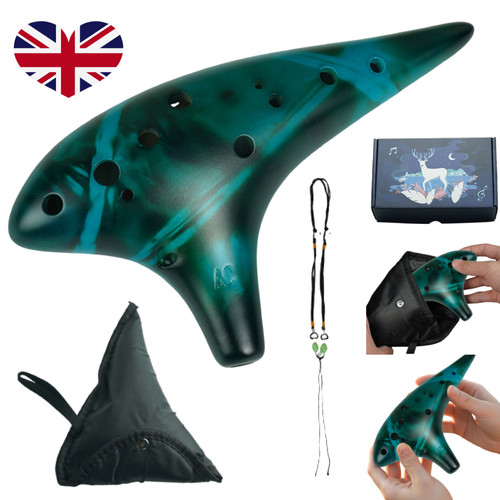 Hole ocarina ceramic alto c - 12,