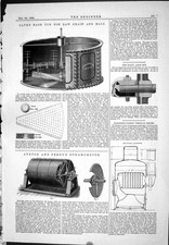 Antique Print 1882 Cave Mash Tun Grain Ayrton Perry Dynamometer Raoul Axle 19th
