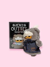 Zoa Outfit Plush Keyring Denim