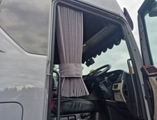 GREY Premium Quality Dutch Style Blackout Curtains SCANIA DAF VOLVO MERC MAN 
