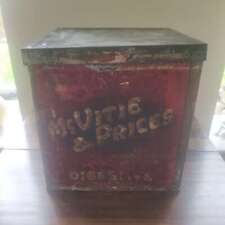 Vintage large square mcvities & prices digestive shop display tin