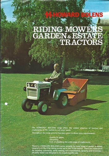 Lawn tractor brochure howard - lawn,
