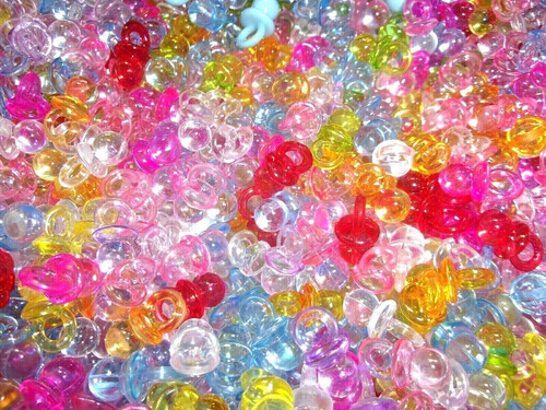 100 mixed coloured baby - x,