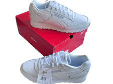 REEBOK GLIDE WHITE & SILVER UK11 US12 EU46 BNIB WITH TAGS SCALLY CHAV