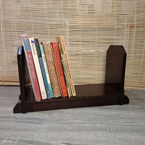 Wooden dark book - wooden, shelf