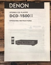 Denon DCD-1500 MK2 CD Player