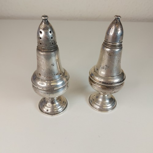 Sterling silver salt pepper - silver,