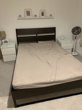 IKEA Trysil Double Bed - Brown