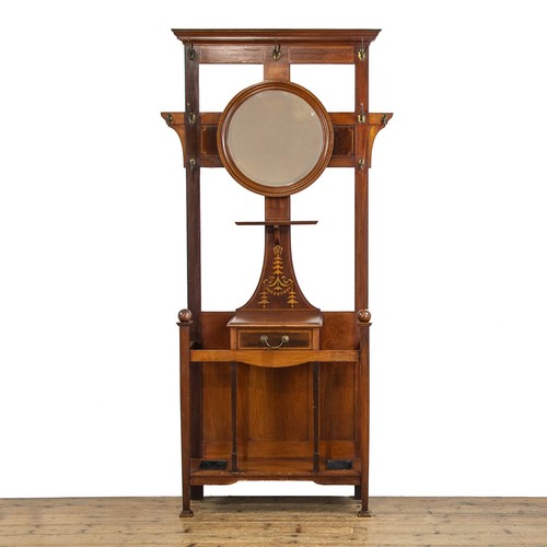 Antique mahogany hall - hall, stand