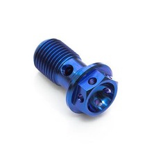 1x Single Blue Titanium Banjo