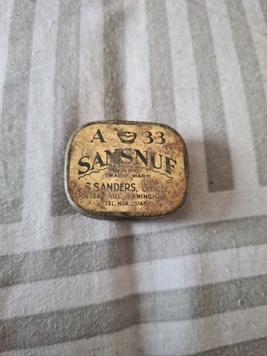 Sansnuf snuff tin - sansnuf,