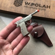 Gun keychain Walther P38 Cap gun Mini pistol Mini gun Fob gun Miniature gun