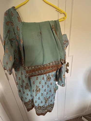 Sage green punjabi - green,