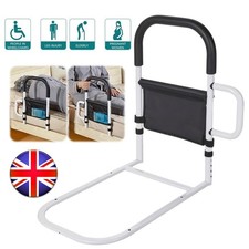 Safety Bed Rail for Elderly Adults Folding Bed Assist Rail with Storage Pocket
