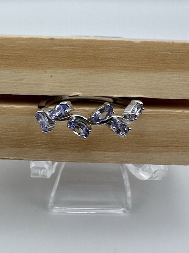 Silver 925 tanzanite ring - tanzanite,