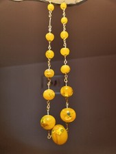 Gorgeous  Yellow/ Foil Glass