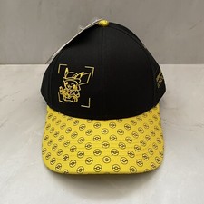 Official Pokemon Center London City Pikachu Black & Yellow Baseball Hat Cap 2019